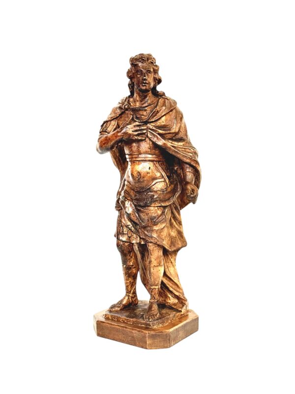 Rare 18th Century Limewood Sculpture of a Royal Figure, Probably Roi Louis XV