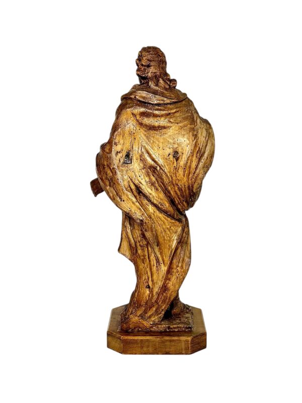 Rare 18th Century Limewood Sculpture of a Royal Figure, Probably Roi Louis XV