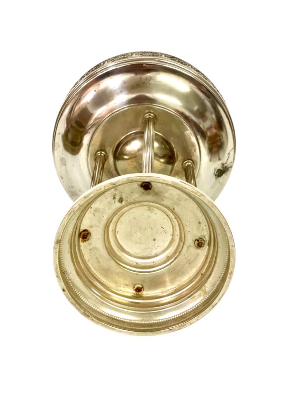 Silver Plated & Cut Crystal Centerpiece, Circa 1880