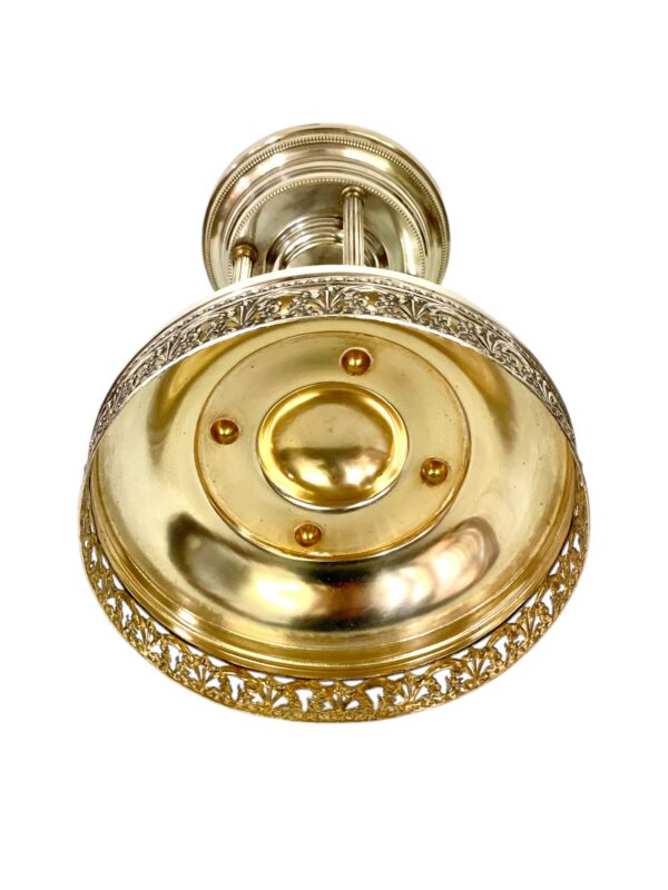 Silver Plated & Cut Crystal Centerpiece, Circa 1880