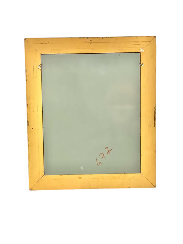 Wall Médaillon Mirror with Golden Ornate Floral Frame - Image 12