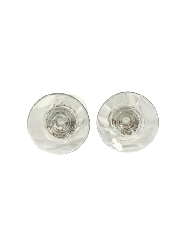 6 Champagne Crystal Glasses, Attributed to Baccarat, circa 1850