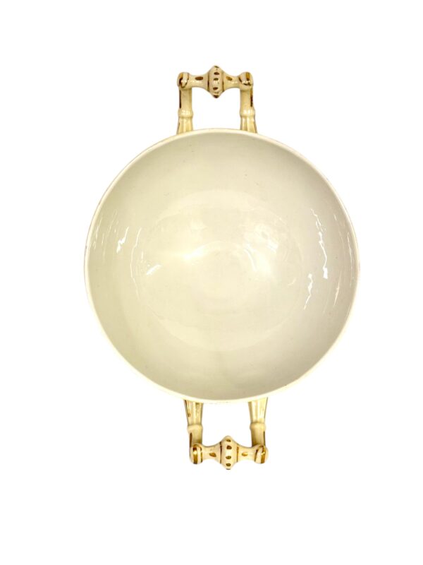 Antique French Limoges Bouillon Bowl by Raynaud & Cie, Swan Mark, c. 1895 - Image 15