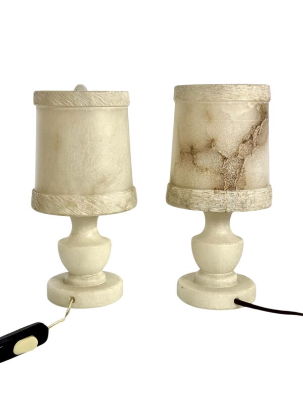 Pair of French Alabaster Table Lamps, Circa 1890 - Image 15