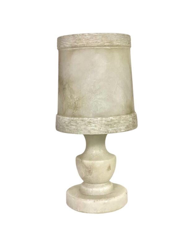 Pair of French Alabaster Table Lamps, Circa 1890