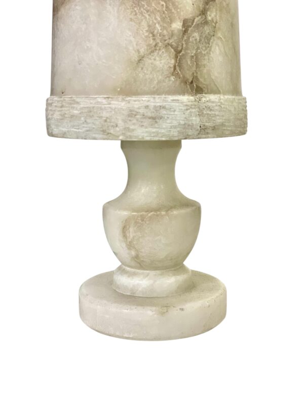 Pair of French Alabaster Table Lamps, Circa 1890