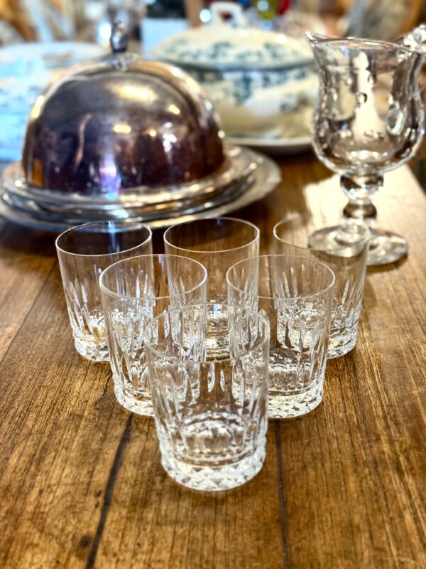 Set of Six Baccarat “Harmonie” Crystal Tumblers