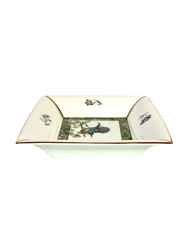 Wedgwood Bone China Tray – Hummingbird & Floral Design, England, 1991