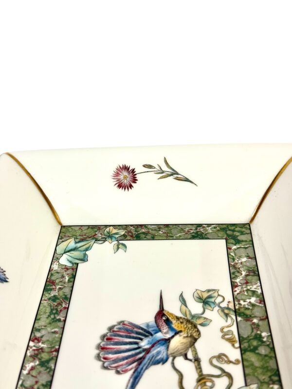 Wedgwood Bone China Tray – Hummingbird & Floral Design, England, 1991 - Image 8