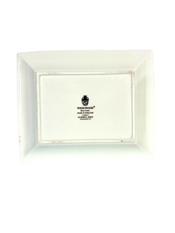 Wedgwood Bone China Tray – Hummingbird & Floral Design, England, 1991