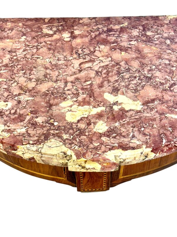 18th Century French Neoclassical Wall Console with Marble Top