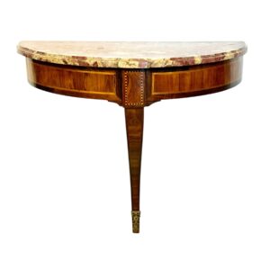 18th Century French Neoclassical Wall Console with Marble Top