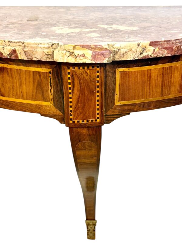18th Century French Neoclassical Wall Console with Marble Top - Image 6