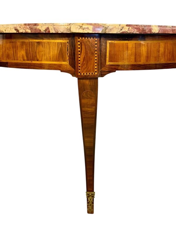 18th Century French Neoclassical Wall Console with Marble Top - Image 7