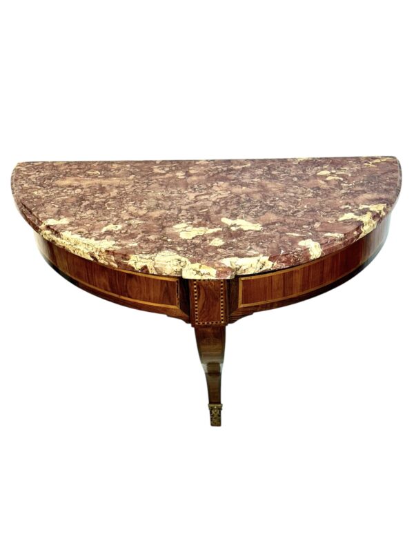 18th Century French Neoclassical Wall Console with Marble Top - Image 3