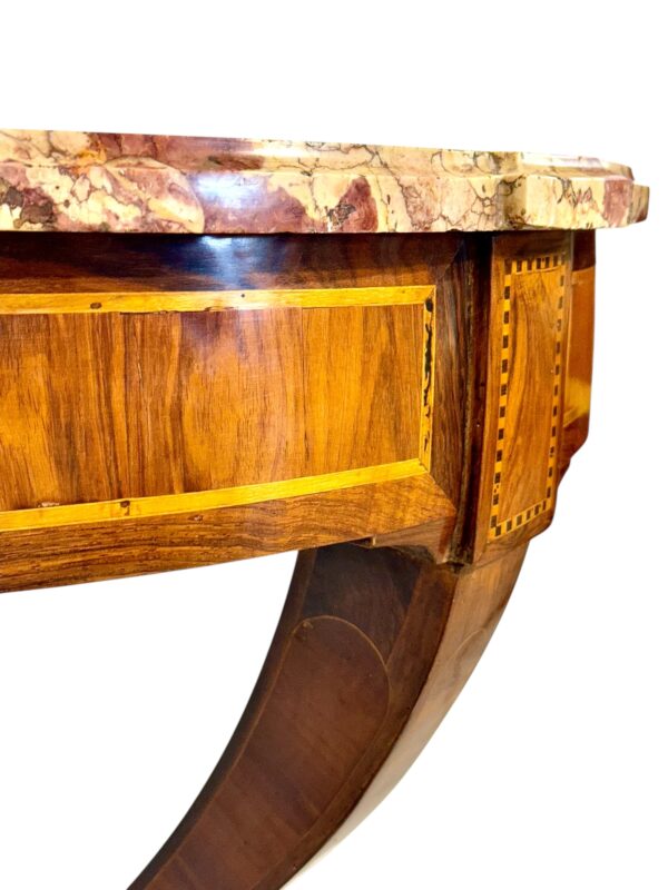 18th Century French Neoclassical Wall Console with Marble Top