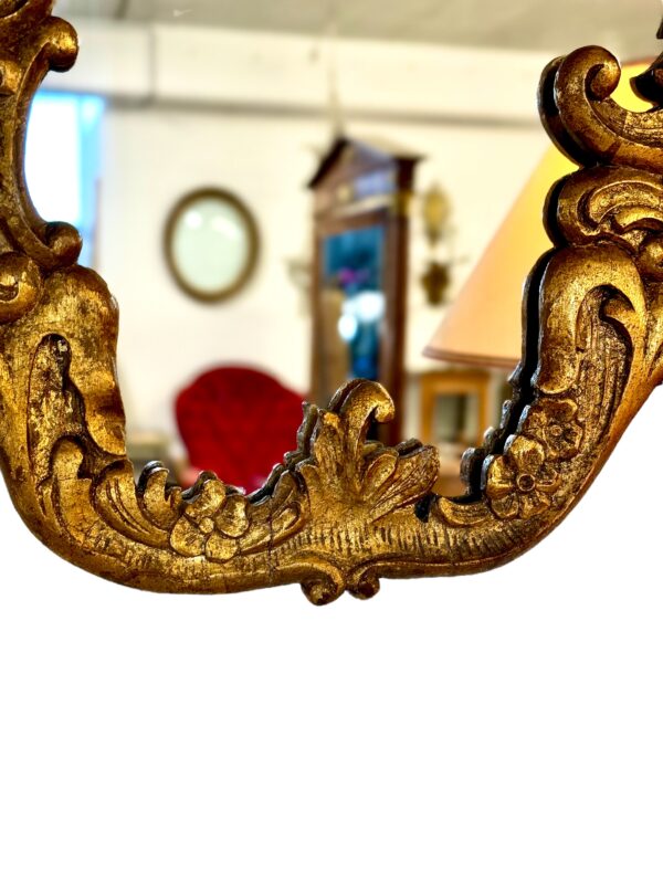 19th Century Ornate Rococo Giltwood Mirror - Image 3
