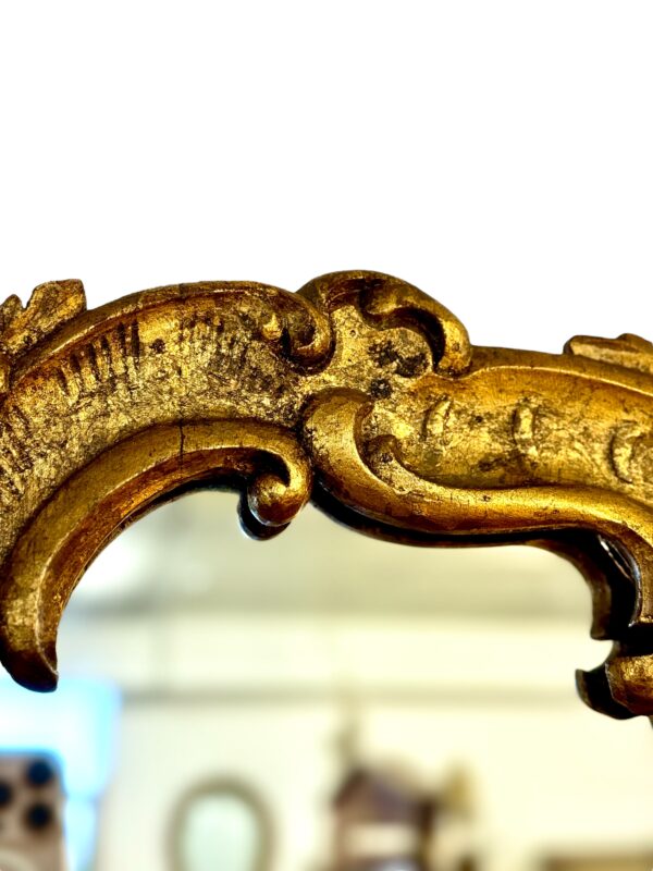 19th Century Ornate Rococo Giltwood Mirror