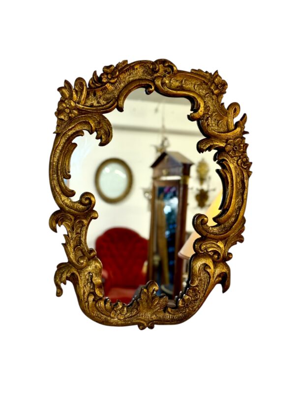 19th Century Ornate Rococo Giltwood Mirror - Image 8