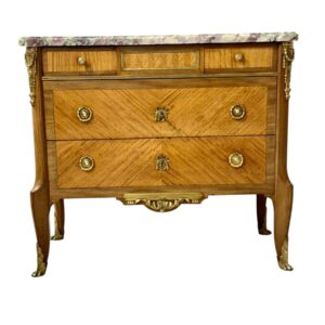 French Louis XVI Style Commode with Breccia Marble, c. 1880