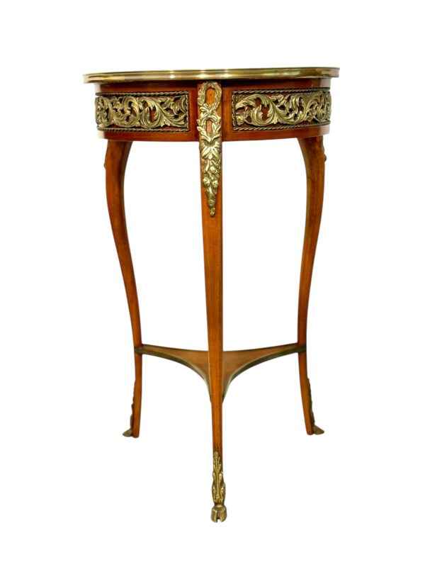 Louis XV Style Gilt Bronze Mounted Guéridon, France, Late 19th Century