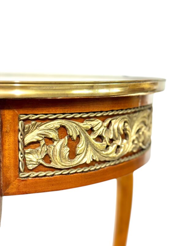 Louis XV Style Gilt Bronze Mounted Guéridon, France, Late 19th Century