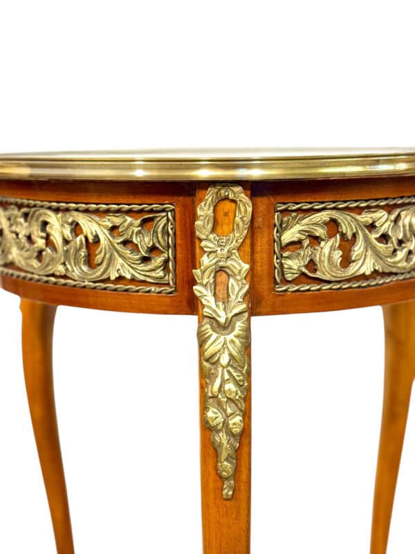 Louis XV Style Gilt Bronze Mounted Guéridon, France, Late 19th Century