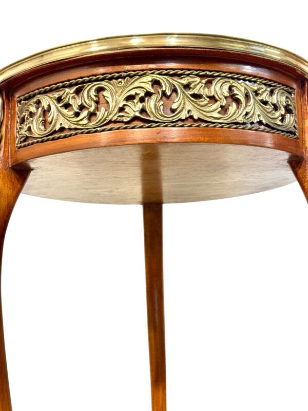 Louis XV Style Gilt Bronze Mounted Guéridon, France, Late 19th Century
