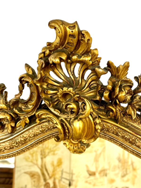 Louis XV Style Giltwood Mirror 19th Century - Image 2