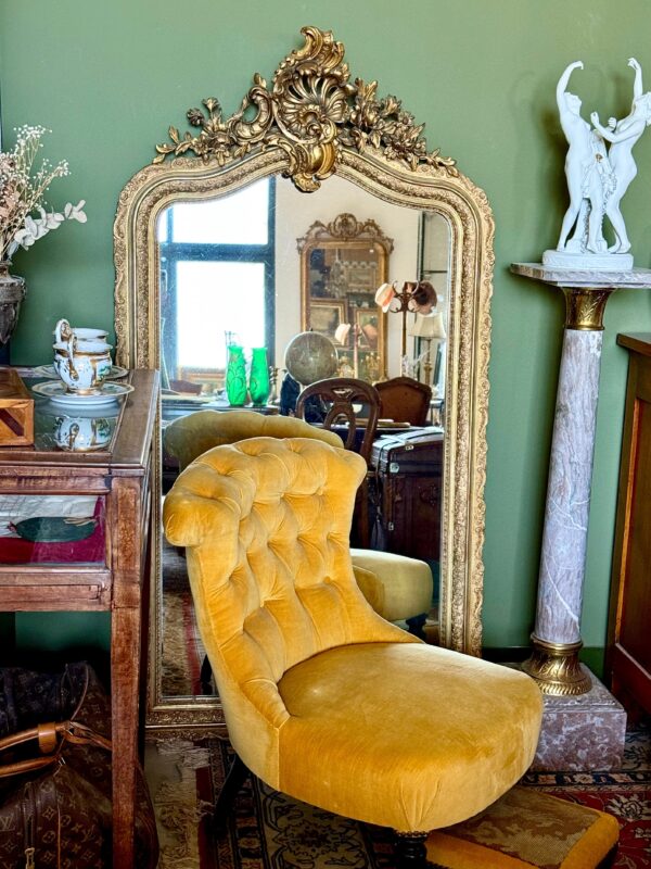 Louis XV Style Giltwood Mirror 19th Century