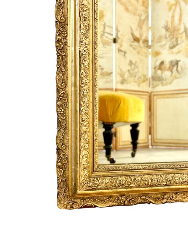 Louis XV Style Giltwood Mirror 19th Century