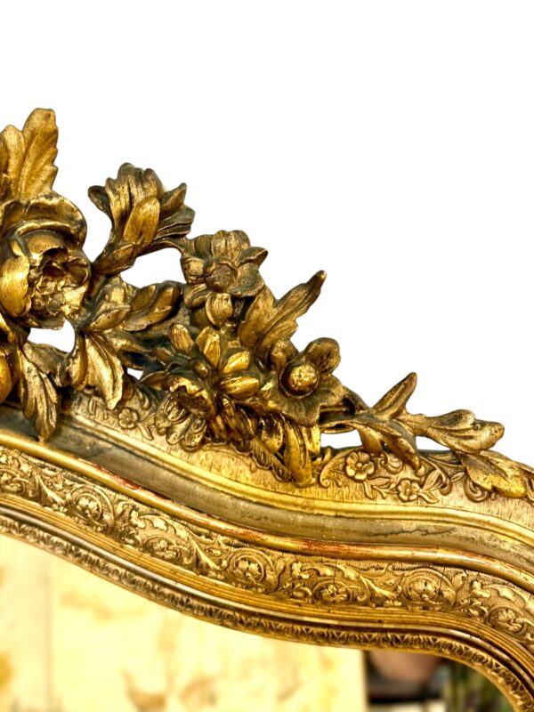 Louis XV Style Giltwood Mirror 19th Century