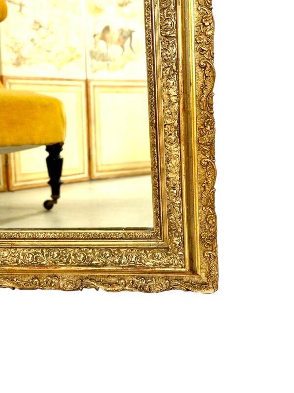 Louis XV Style Giltwood Mirror 19th Century