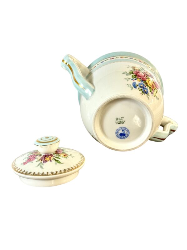 Raynaud Limoges 23-Piece Porcelain Tea & Coffee Service with Gold Trim - Image 18