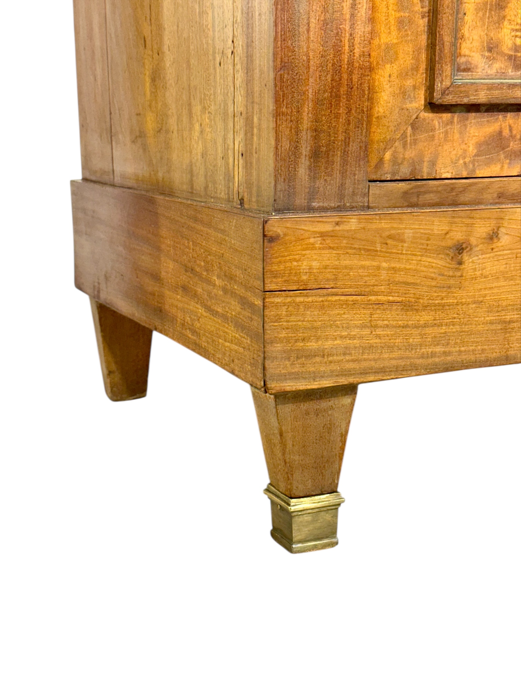 19th Century French Buffet in Burr Elm with Black Marble Top - Image 4