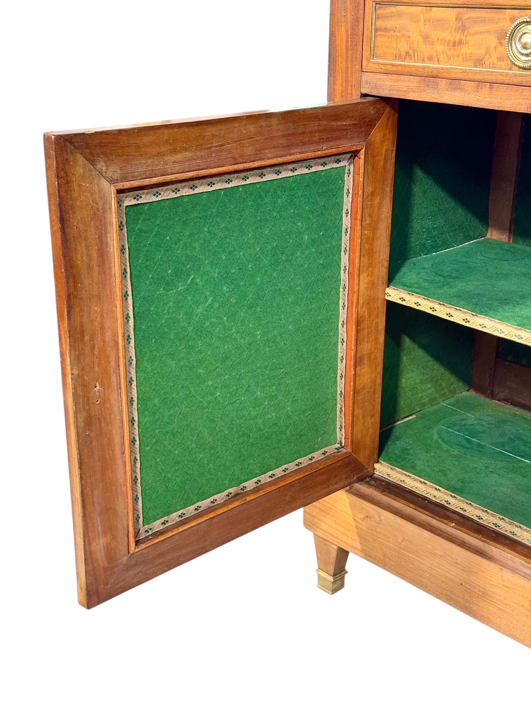 19th Century French Buffet in Burr Elm with Black Marble Top - Image 8