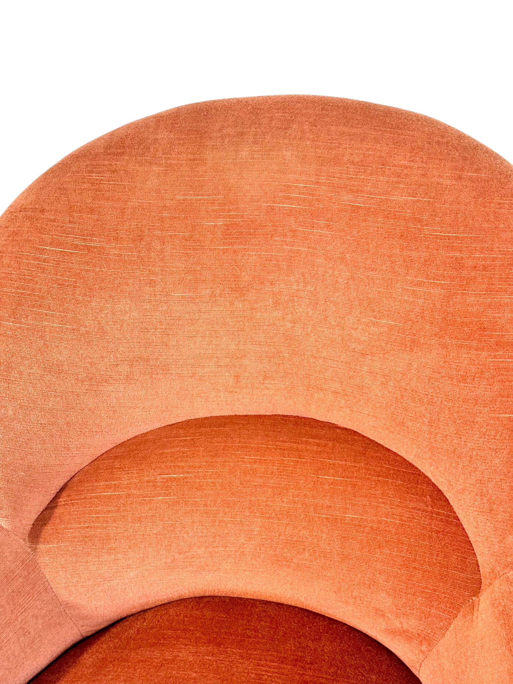 19th Century French Velvet Bergere Armchair with Tassel Fringe Trim