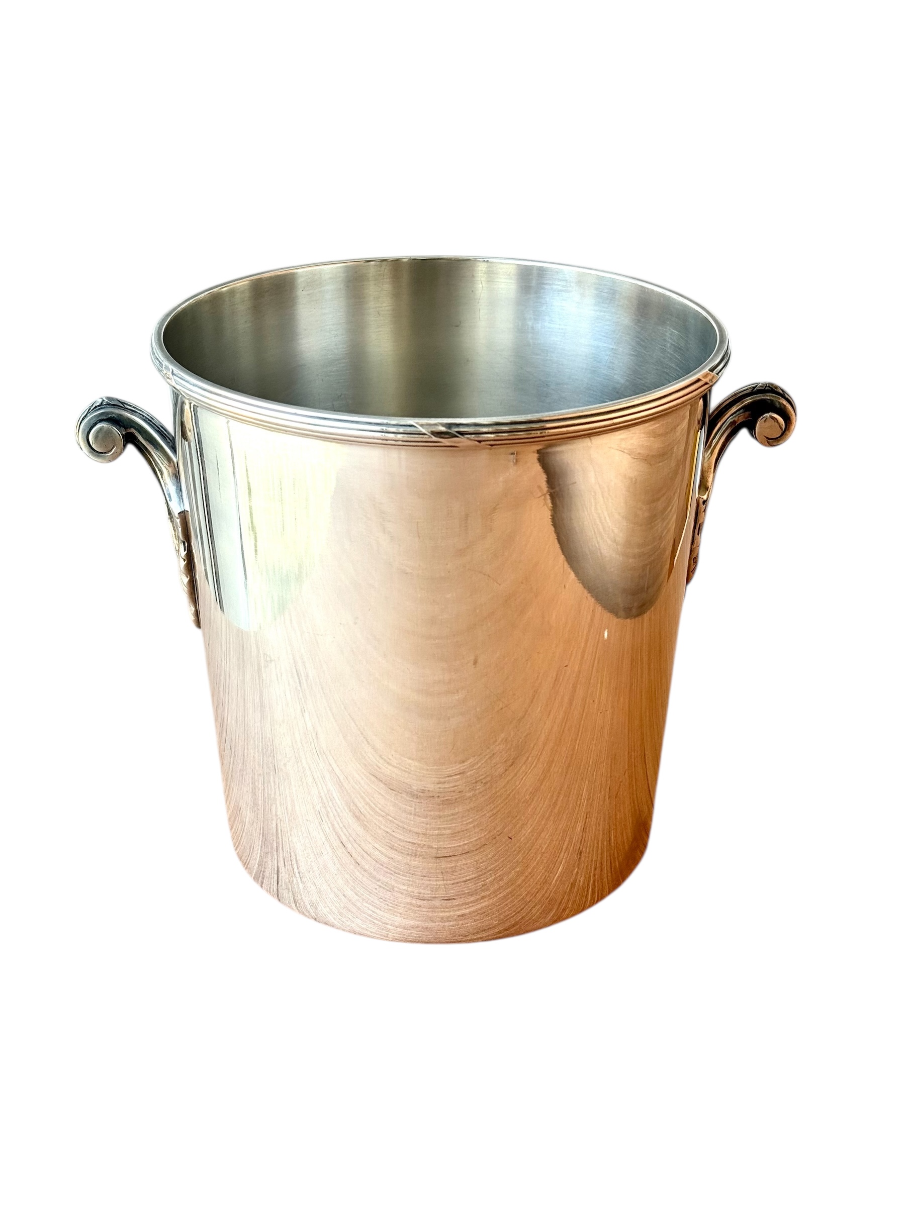 Elegant Silver-Plated Champagne Bucket by Ercuis, France - Image 10