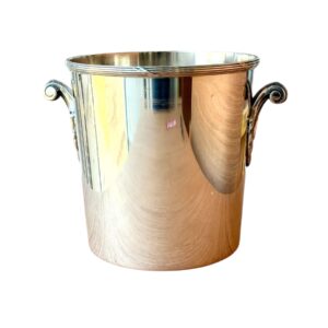 Elegant Silver-Plated Champagne Bucket by Ercuis, France