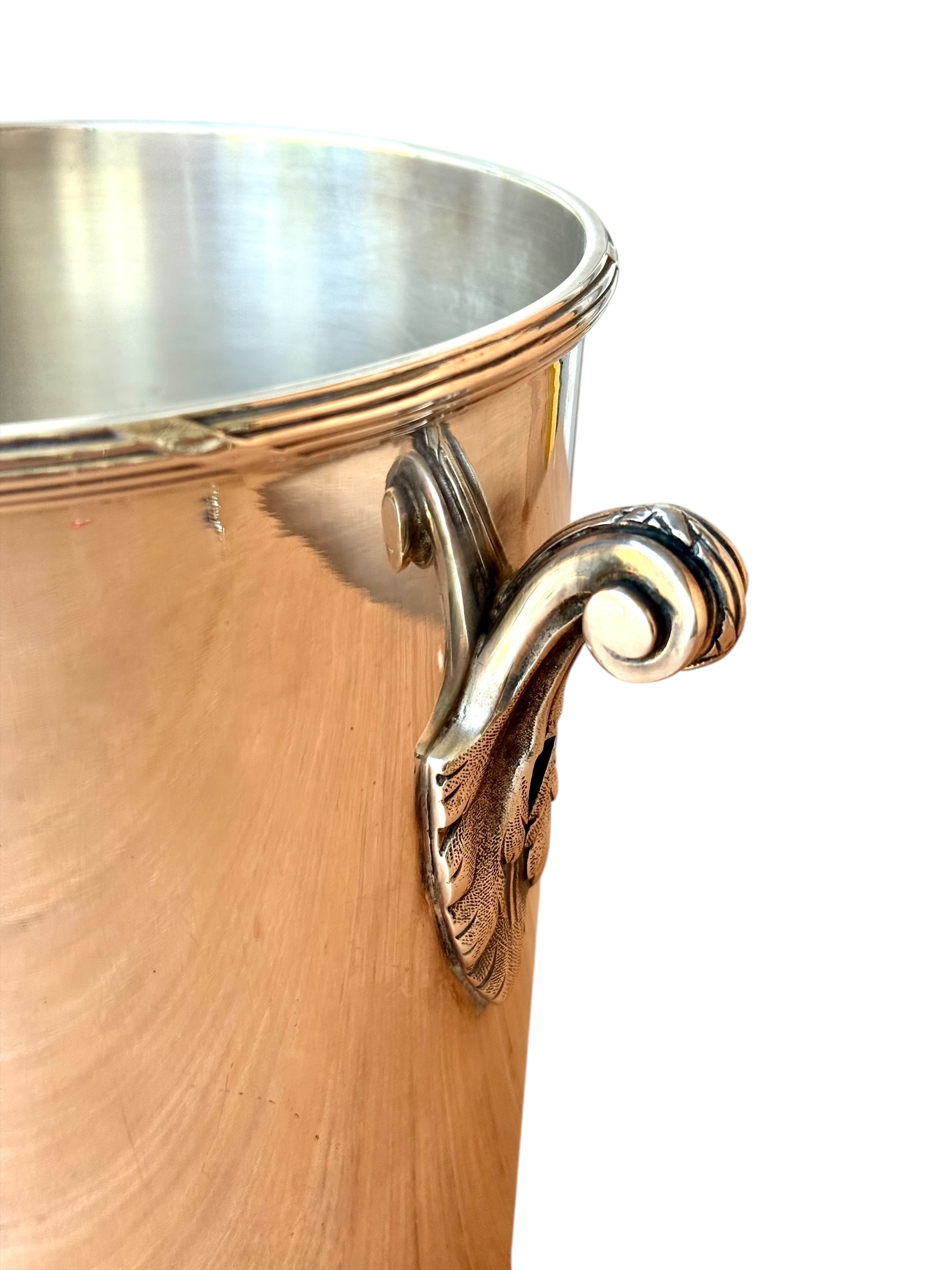 Elegant Silver-Plated Champagne Bucket by Ercuis, France - Image 13