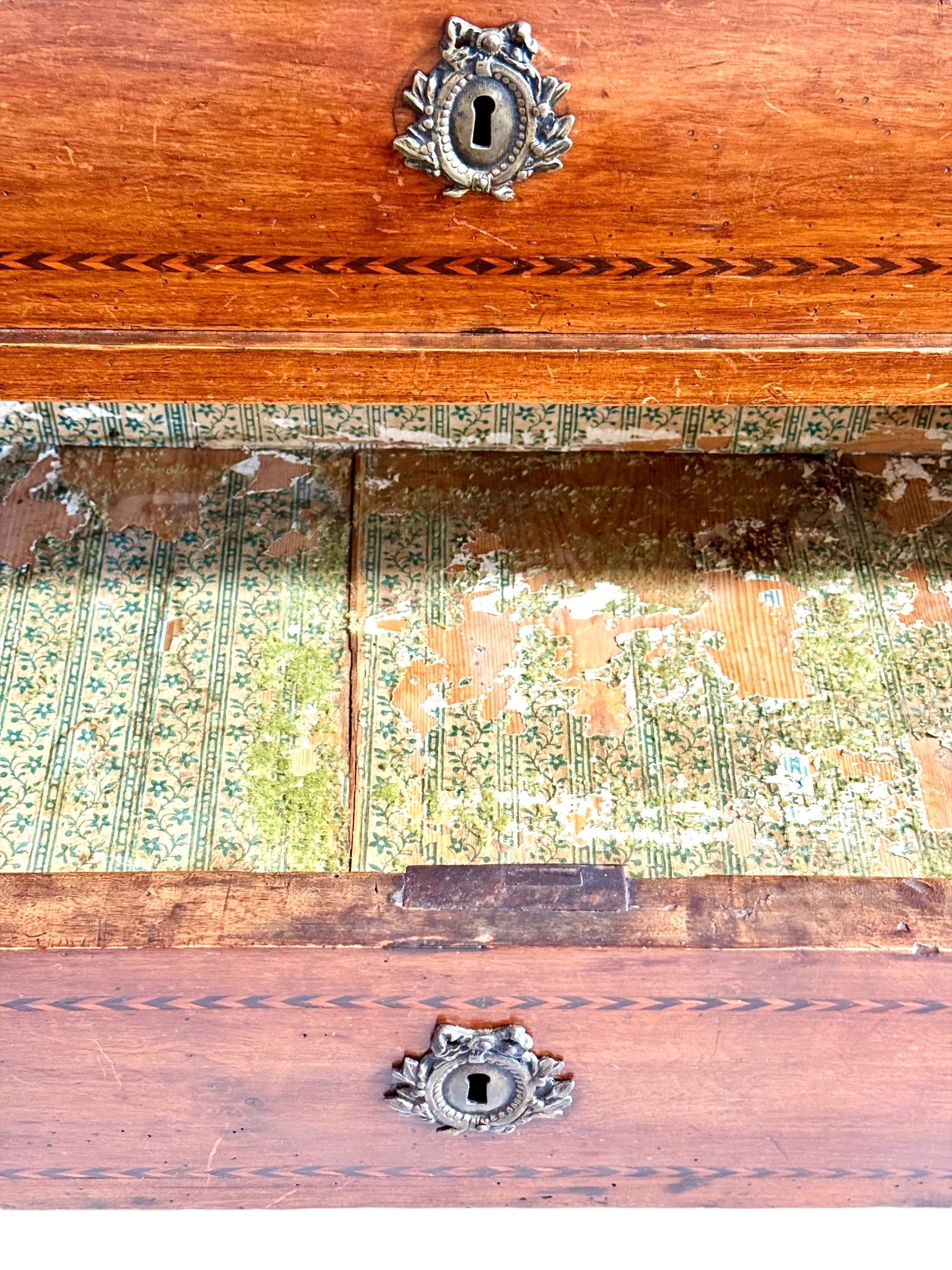 Louis XVI Period Marquetry Inlaid Cherrywood Commode, Late 18th Century - Image 14